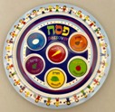 Melamine-children’s-Seder-plate-no-artist